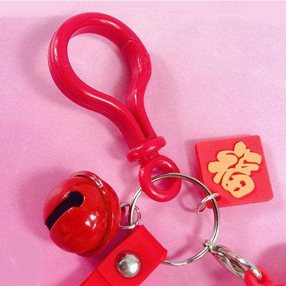 福鼠鑰匙扣 - 造型:可愛卡通造型、滴膠工藝、做工精細 掛飾:精美卡通挂件、時尚潮流、顏色靚麗 帶子:PVC軟膠帶、表面光滑、手感舒適 客製 - 21172_Keychain_03