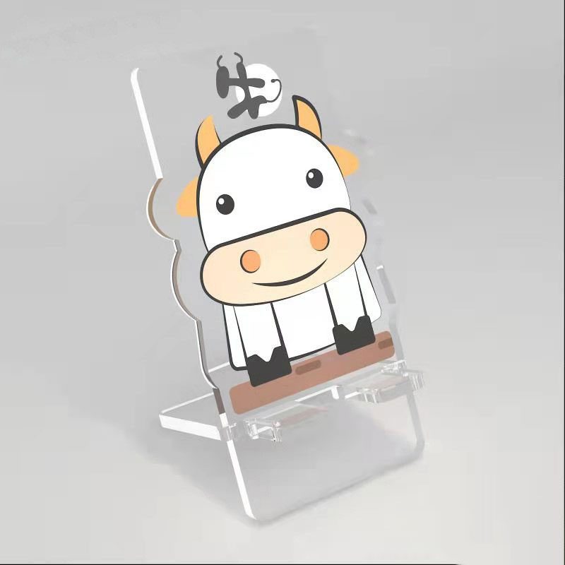 十二生肖亞加力手機支架 - 十二生肖手機支架(包含鼠、牛、虎、兔、龙、蛇、马、羊、猴、鸡、狗、猪):橫豎可放,支持iPad,小巧便攜。 可以局部印刷LOGO和標語。 客製 - 26488_phone_holder_09
